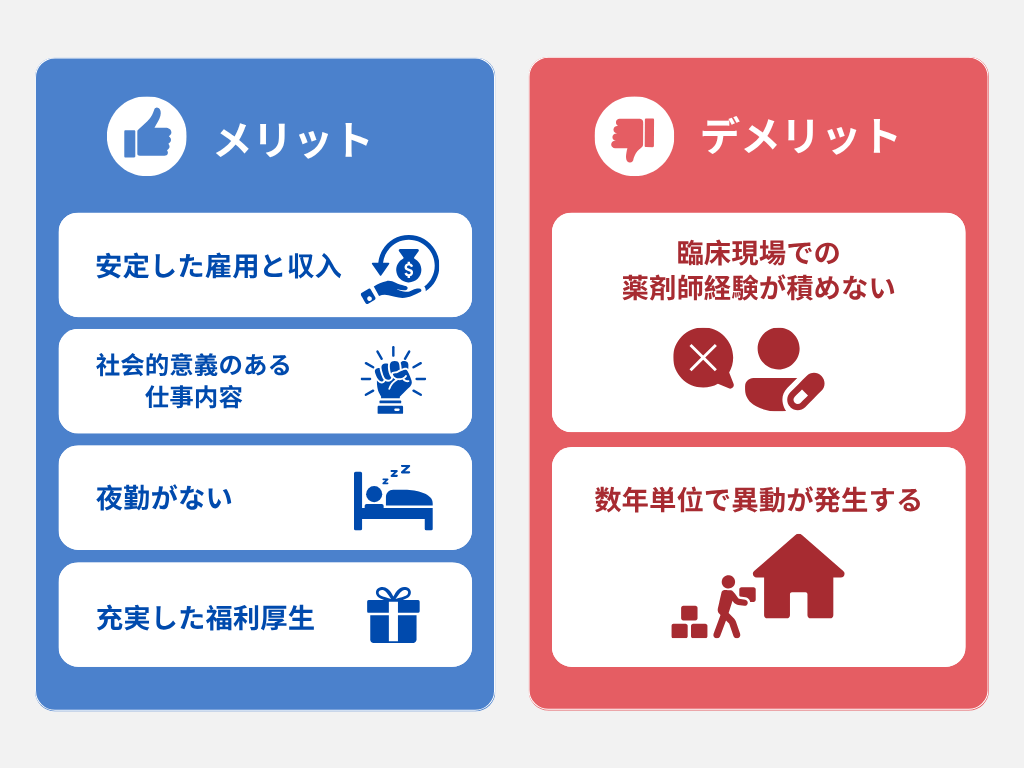 保健所薬剤師のメリット・デメリットは？